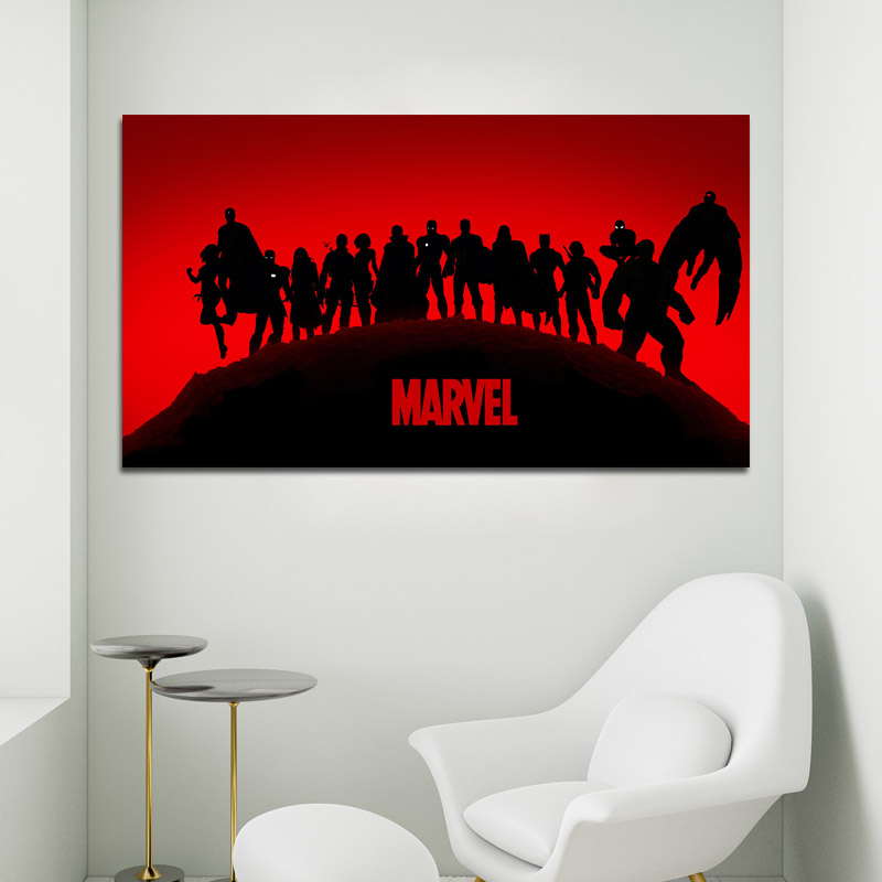 Πίνακας σε καμβά Marvel Universe 